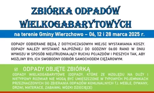 ZBIÓRKA ODPADÓW WIELKOGABARYTOWYCH