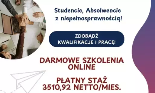 Zdjęcie do Dołącz do projektu &bdquo;Dyplom i co dalej? Absolwenci z niepełnosprawnościami na rynku pracy&rdquo;! 