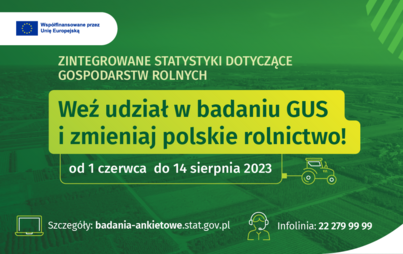 Zdjęcie do Zintegrowane statystyki dotyczące gospodarstw rolnych (R-SGR)