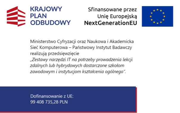 Zdjęcie do Umowa na przekazanie sprzętu w ramach Krajowego Planu Odbudowy...