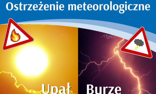 Zdjęcie do Ostrzeżenia meteorologiczne - burze i upał