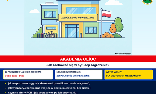Zdjęcie do OGŁOSZENIE / ZAPROSZENIE Krajowy Trening Rodzinny Akademii Ochrony Ludności i Obrony Cywilnej (OLiOC) w Gminie Wierzchowo 